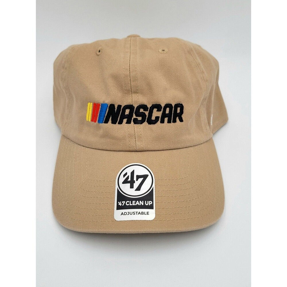 '47 Brand NASCAR Racing Clean Up Dad Hat Cap Khaki / Beige NWT